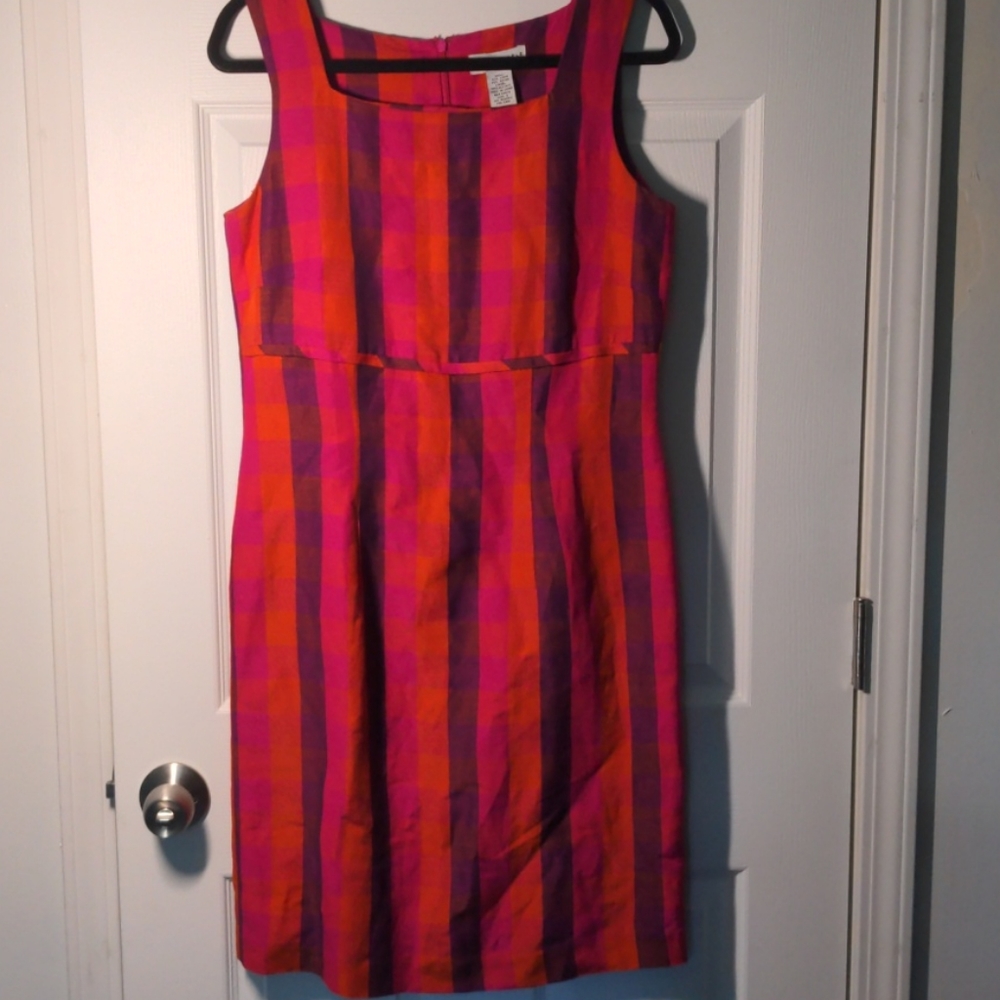 Lined linen dress